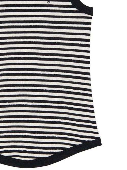 Logo-embroidered striped tank top Saint Laurent | 743660Y37KT1095